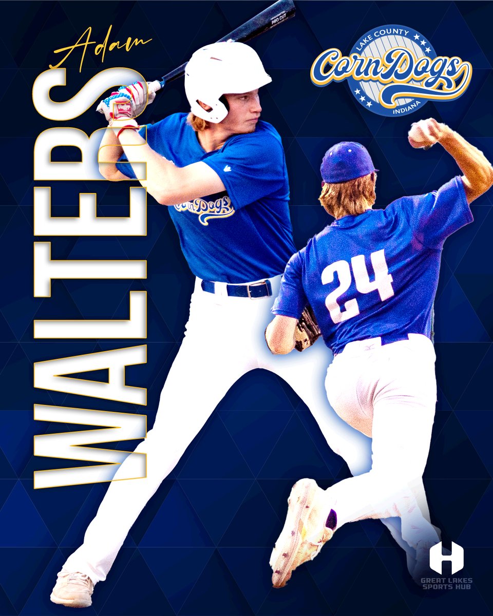 lakecocorndogs's tweet photo. CORN DOGS PLAYER ANNOUCEMENT

Some people remember him from @IllianaBaseball and some know him from @South_Suburban BUT we know him as a CORN DOG!! Welcome back Adam Walters!!

@Abomb2813 #lakecountycorndogs
#2024roster https://t.co/Gr4oNdqVpW