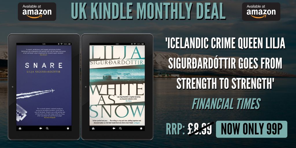 UK #kindle #deal The Áróra Investigation series continues… The chilling, atmospheric, BREATHTAKING #WhiteAsSnow is just #99p The Snare, 1st in my Reykjavik Noir trilogy is also #99p. Both t @graskeggur White as Snow - amzn.to/3QpQ2Iv Snare - amzn.to/3UxebM6