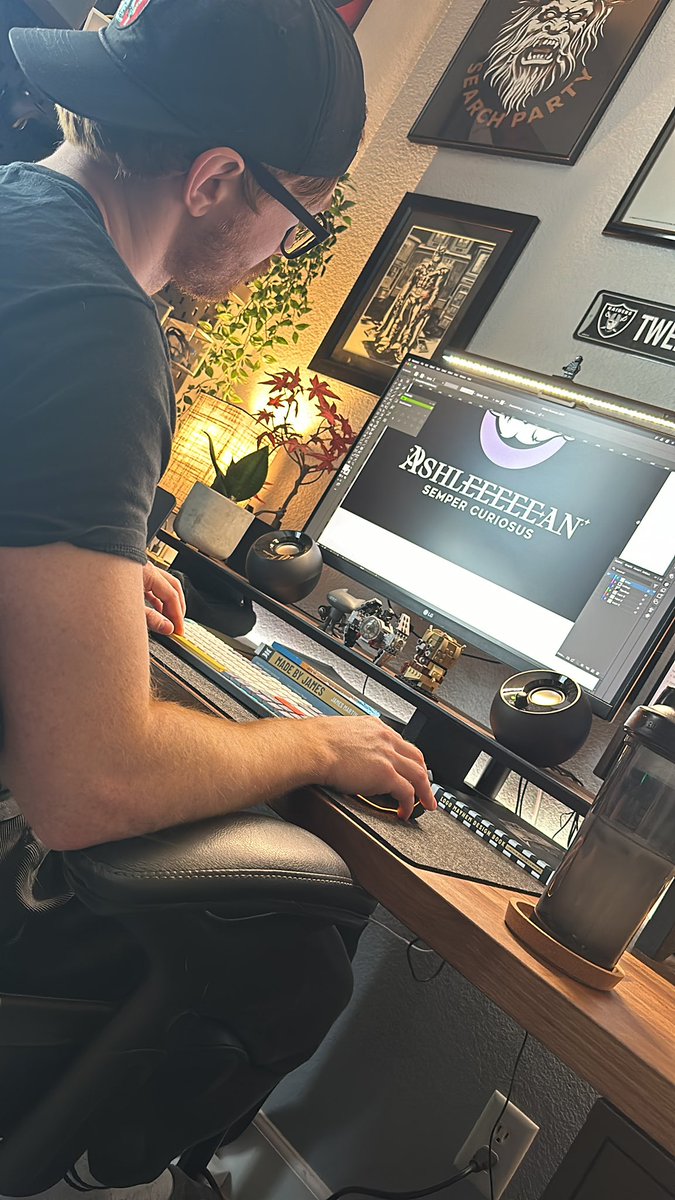 👀 new branding and logo being finalized by <a href="/TweedMetal/">T</a> just in time to hit full time streaming again while on the job hunt 🫡