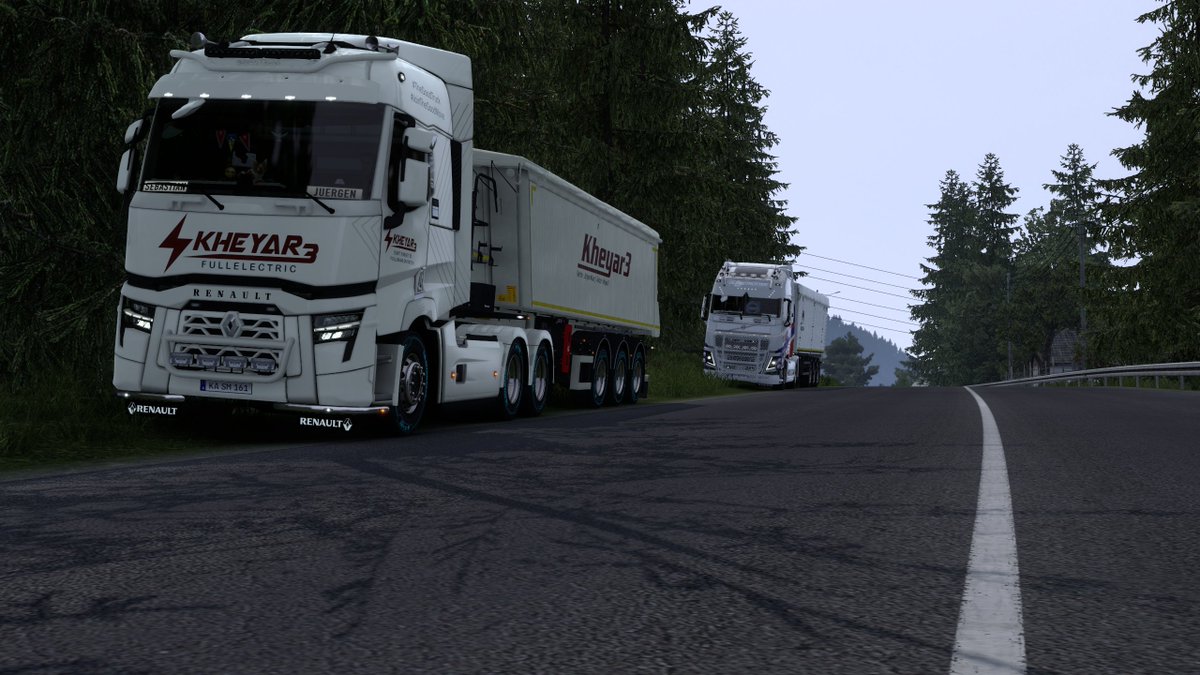 @SCSsoftware
@RenaultTrucksCo
@MohSkinner
@siyann_stuff
#TheGoodTruck #JoinTheGoodMove 
#ETS2
#BestCommunityEver
#RenaultTrucksEvolution
#ETechTrucking

In Romania, over the Carpatian Mountains, visiting the count and further to Jassy