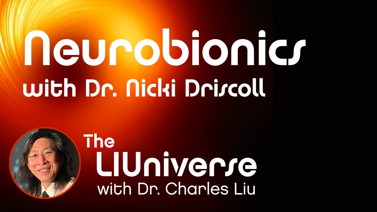 How does the brain actually work? What can we do when it doesn’t? To find out, @chuckliu & co-host @AllenGalileo welcome Dr. Nicki Driscoll, CTO & Co-Founder of NeuroBionics. 🎧 wherever you get your #podcasts ⏬Download: theliuniverse.podbean.com/e/neurobionics… ▶️Watch: youtu.be/anpoIyCVaHc