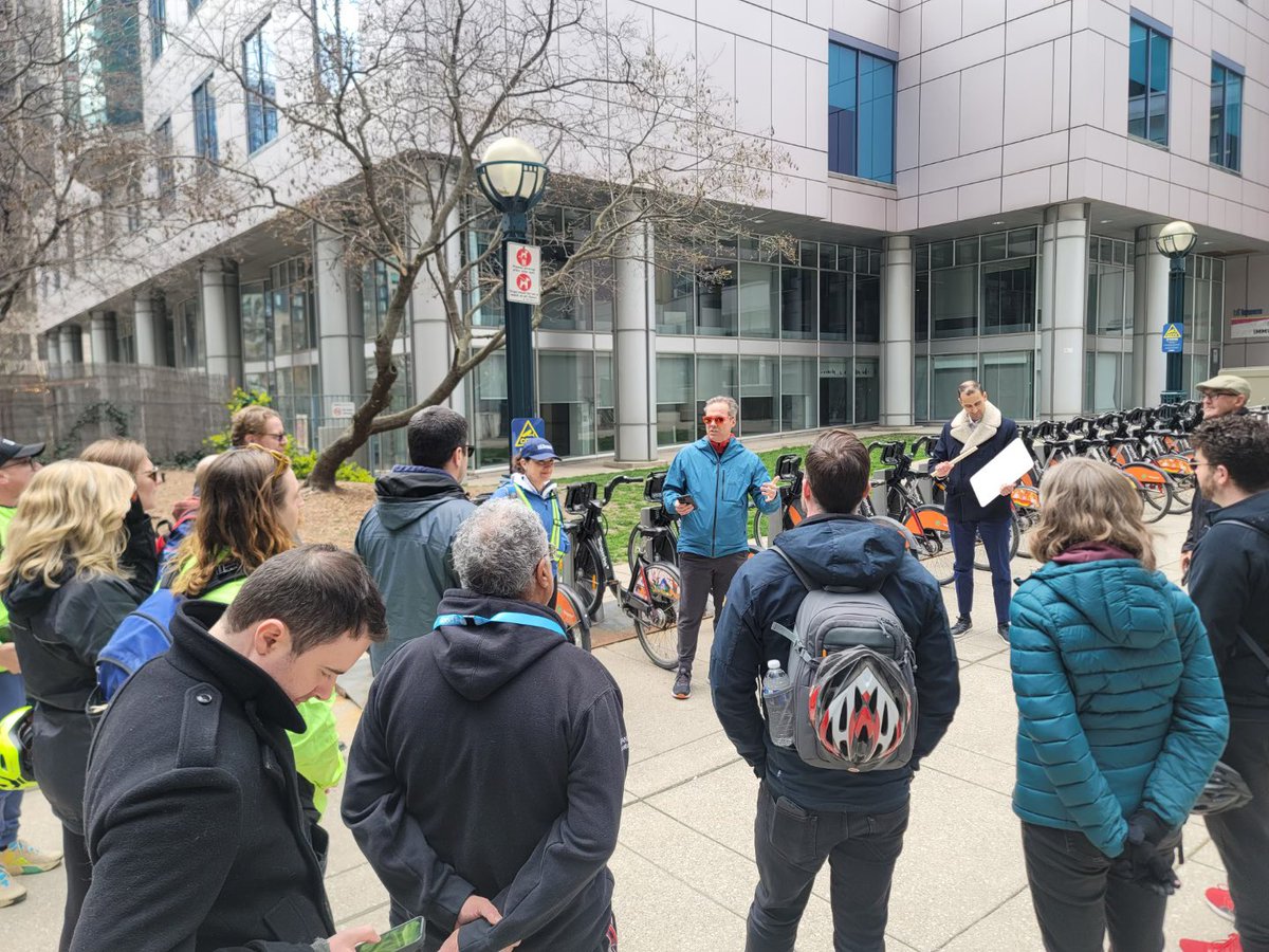 Vision Zero Cycling Tour of Toronto during the 2024 Good Roads Conference. Offsite learning about road safety for all road users. #visionZero #ontario #toronto #cycling #publicworks