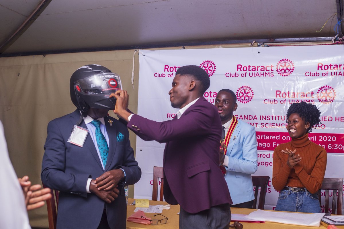 VisionTrauma's tweet photo. "Cost of an helmet vs the cost of postcrash brain injury mgt." We commend Mr. Kabanda Charles ssentamu of @rcbnuganda for the generous support and living exemplary towards #roadsafety. @JacobSsentamu @UIAHMS_Mulago @lillynassali @Liam_George_ug @MuwagaHanningt1 https://t.co/8tbF7BIwiX