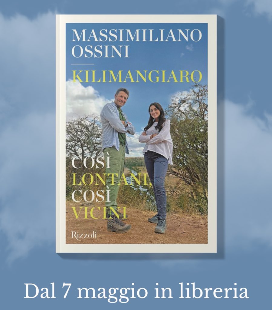 Ogni volta è una nuova emozione! Vi aspetto in libreria dal 7 maggio con “Kilimangiaro - Così lontani, così vicini”, presto vi racconto di più su questo nuovo libro❤️ Se volete, potete prenotare la vostra copia qui: bit.ly/3U38MhW