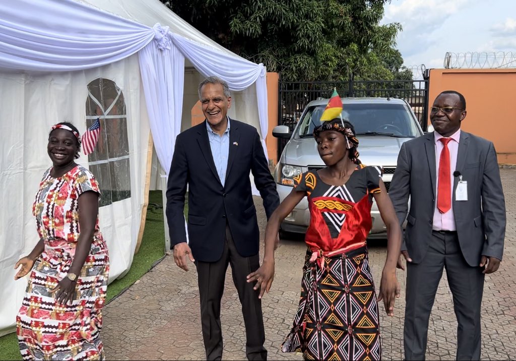 Cameroon’s many rich customs and traditions across its regions are what makes this country Africa in miniature. I so appreciated the chance to experience firsthand one of the several traditional dances that make up this beautiful nation. #USinCMR