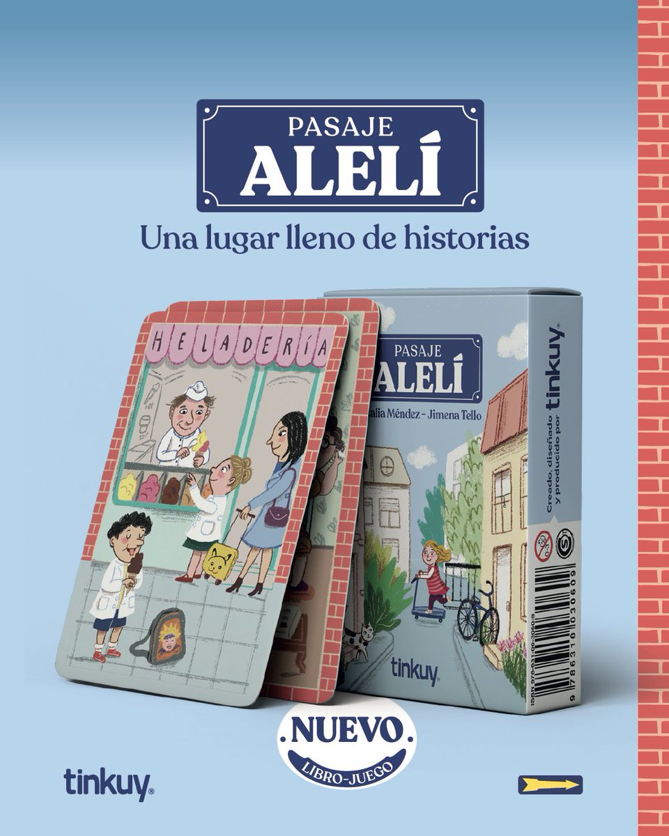 #Nuevo Pasaje Alelí de Natalia Méndez y Jimena Tello 🙌 un nuevo juego literario para crear y contar historias en el barrio! Conocé más en tinkuy.com.ar/pasajealeli/