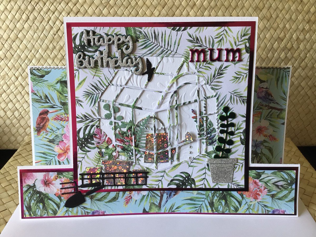 Gardeners Birthday or Mothers Day Card, Botanical Design for Horticulturist, Greenhouse Decoupage etsy.me/3UrQmsx 

#shopindie #UKCraftersHour #GardenersWorld #etsyuk #rarefinds