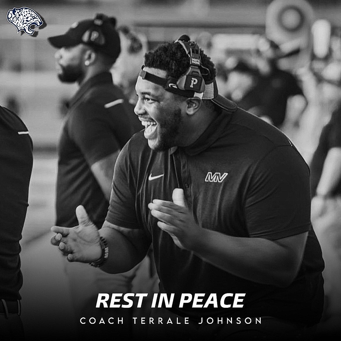 Sending our deepest sympathies to the family & friends of Terrale Johnson. Gone too soon… R.I.P. Coach Johnson, your legacy will live on