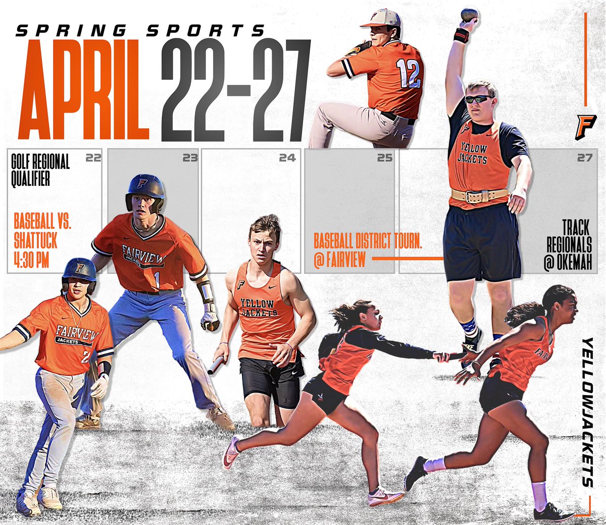 FV_athletics1's tweet image. Playoff season is here! #jacketbaseball #jackettrack #jacketgolf