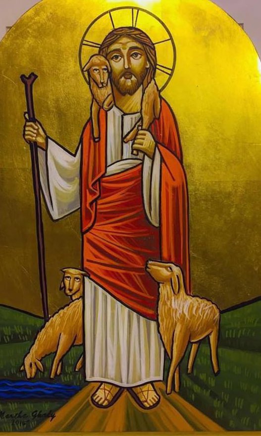 When Jesus says in today’s Gospel: “I have other sheep, that do not belong to this fold. I must bring them also…” I see him as laying pastoral claim on every soul. Thus, not belonging to *this* fold doesn’t stop them being his. It’s this that makes this shepherd ‘good’.