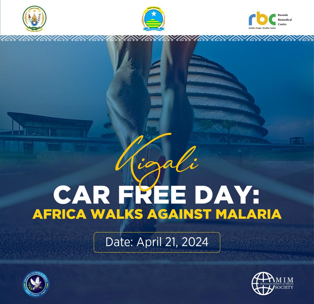 @RwandaNGOForum   at the beginning of MIM conference kicks off here in Kigali, the Minister of Health @nsanzimanasabin and @DrDanielNgamije  participated in #CarFreeDay of #5Km to help amplify the Zero Malaria Starts With Me campaign!  #EndMalaria @Novartis