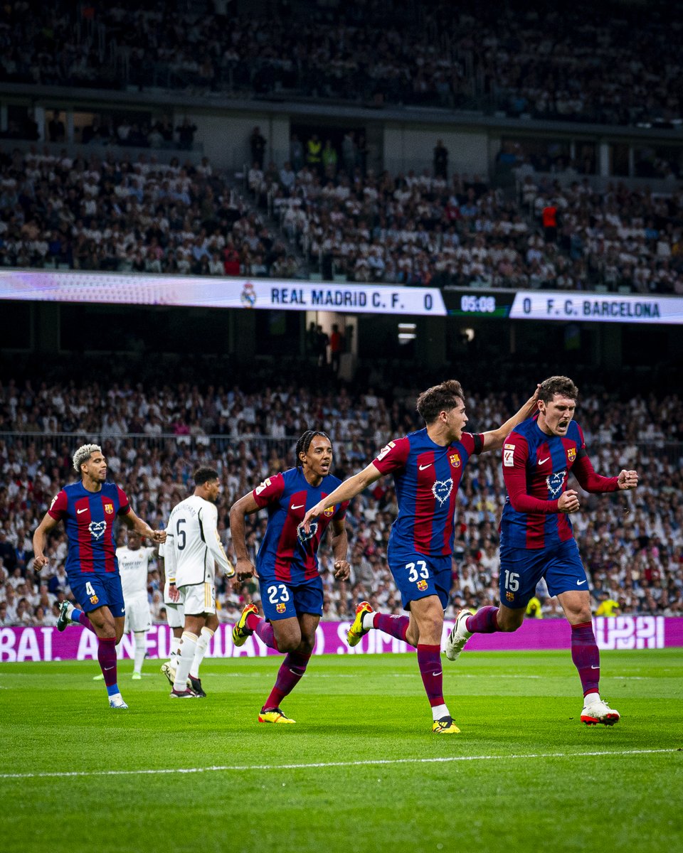 💪💪 Andreas Christensen's first #ElClásico goal!