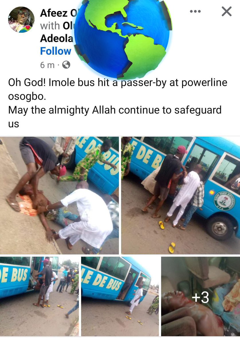 IMOLE DE BUS AGAIN!😭💔

And we warned Osun citizens about all these refurbished buses😭. 

Dear @AAdeleke_01, until we have more casualties before you buy us new buses?💔. After all the Palliative and NG-cares funds from the FG…😭

I’m cr¥ing right now…