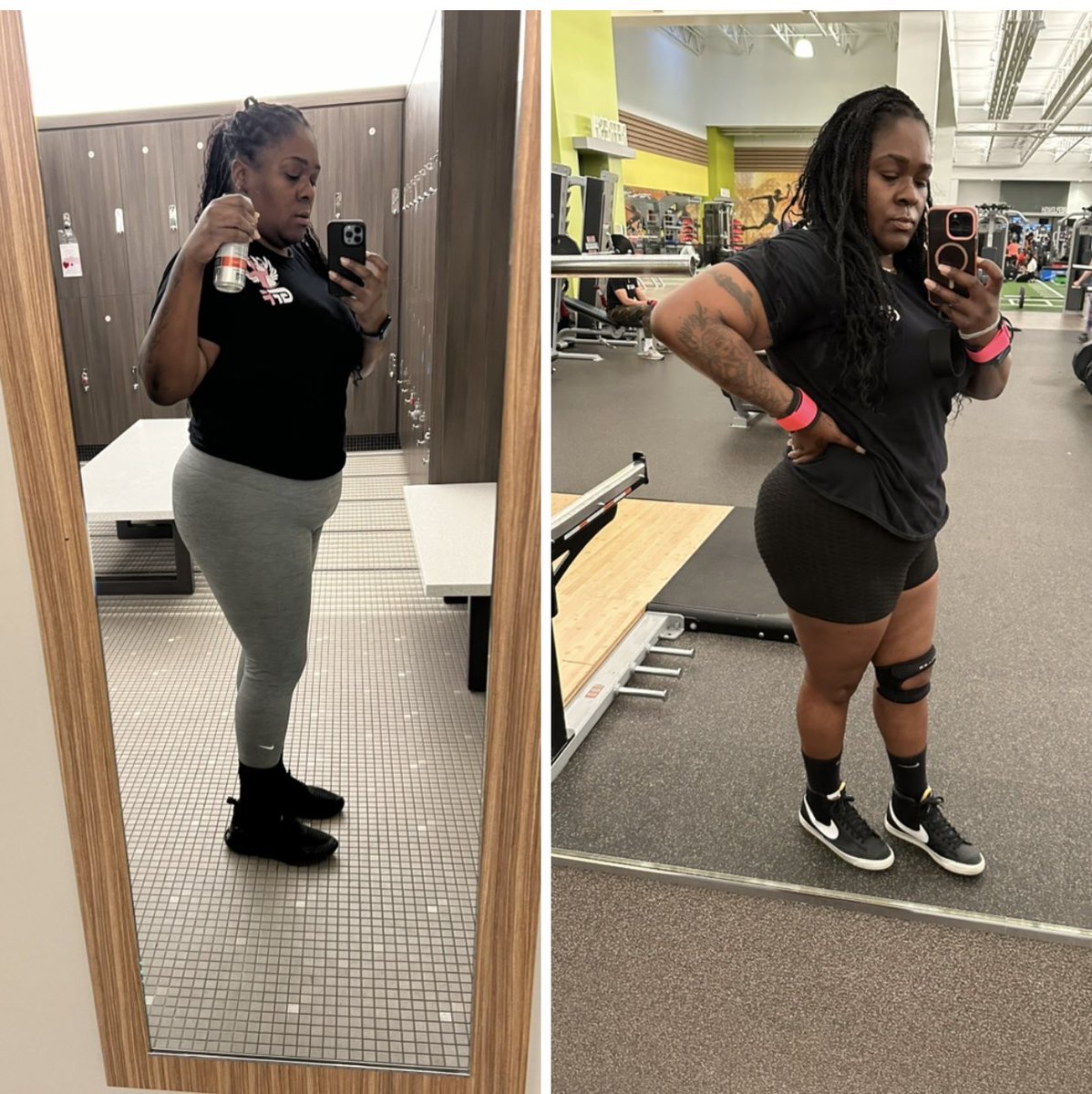 V_The_Trainer's tweet photo. 🖤Same shirt different fit | 🖤New gains | 🖤New Goals | 🖤New Level of Confidence | 🖤New Level of Discipline… my journey don’t end hear stick around oh there is more to come. 😘

Imagine if you took the time to solely focus on yourself (Health &amp; Fitness). 

Where would you be? https://t.co/9llw4rQOQX