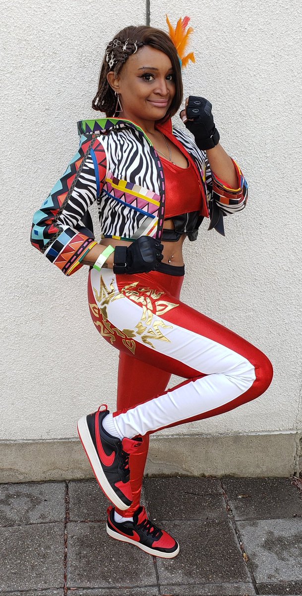 DizenDoll's tweet photo. Mas café! Azucena "coffee queen" Ortiz☕💕 #TEKKEN８ #azucena #ElectricClash2024 #twt2024 #cosplay #customsewing https://t.co/XoZ7aOHWYi