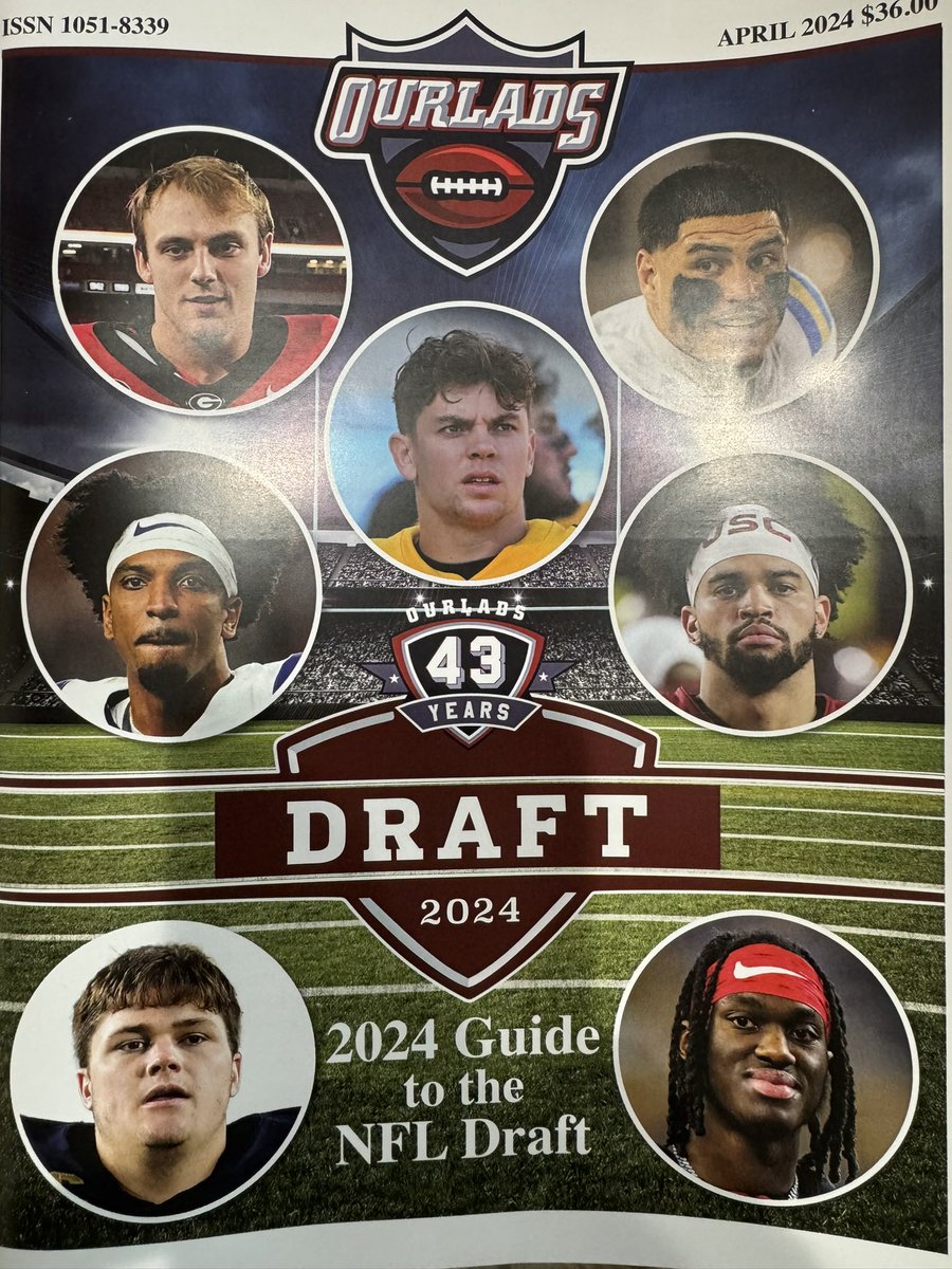 .@OurladsFootball @Ourlads_Shonka to Thomas; Dan; Peggy and others…thank you for the official invitation to Draft Season. Best draft guide in the business #BaldysBreakdowns