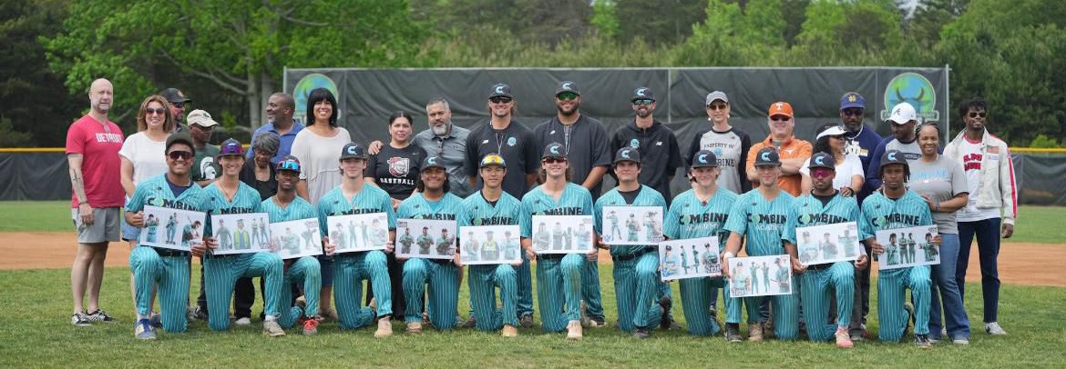 ‼️Special day for this group of Seniors‼️ 2024 was a record breaking season that consisted of school records in wins (33), Stolen Bases (154), Homeruns (36), and No Hitters (6). Pictured left to right, Markus Kirksey (USC-Union), Kyle Wade (Brunswick CC), Reggie Sharpe