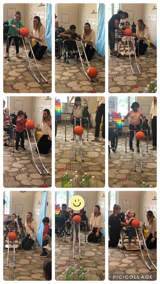 A game of 🎳 while working on motor skills and having lots of fun with Ms. Tami!!! @NetZeroLee @MsScott365