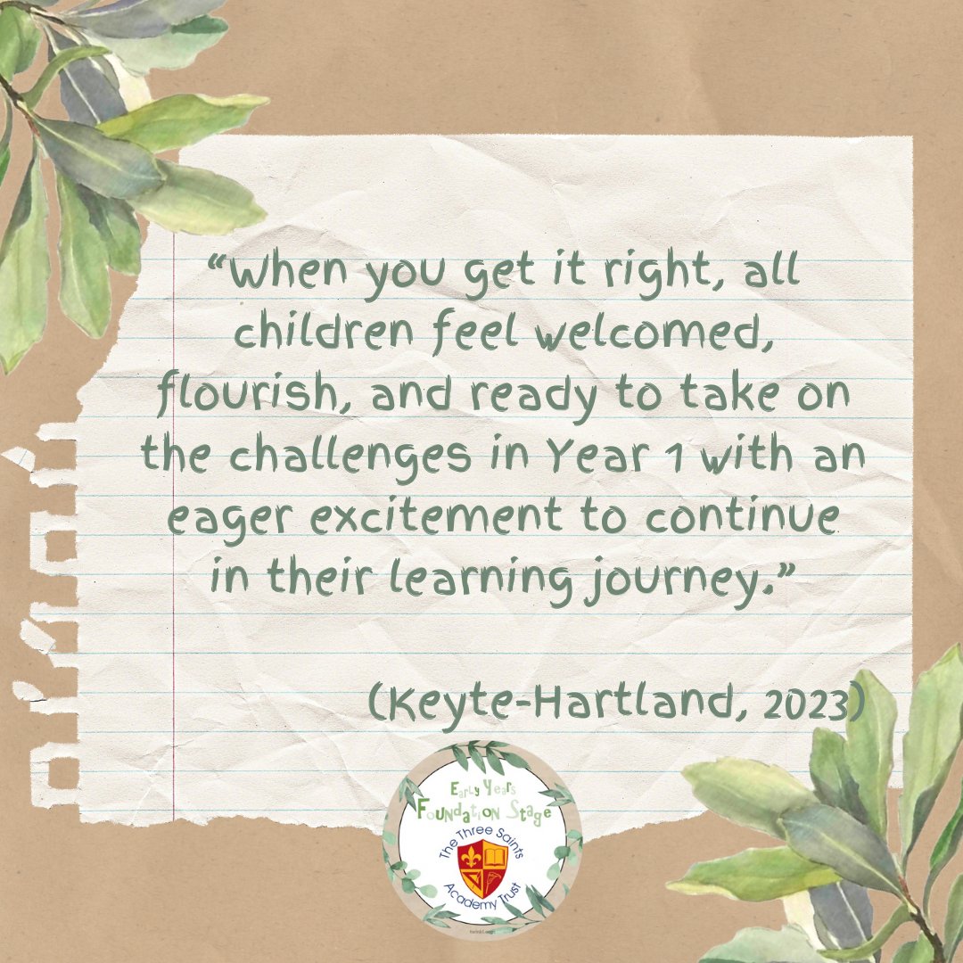 As we start to prepare for the arrival of #Reception2024, what are your current transition arrangements for Reception to Year 1 💭 @EYTagteam #EYTagTeam? @the3saints #ThreeSaintsEYFS