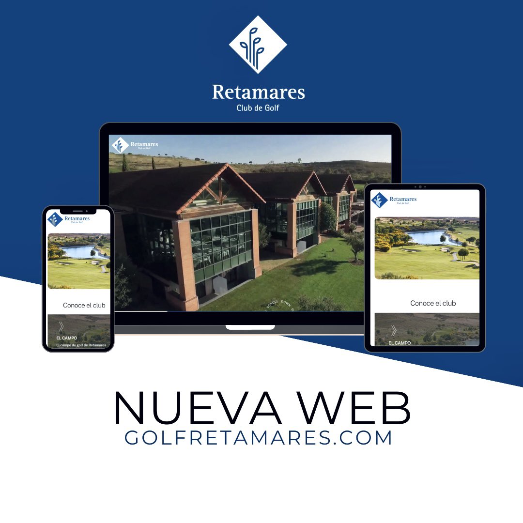 ⛳📲¡Estrenamos nueva web! Algo que nos hace especialmente ilusión. Hemos querido hacer un nuevo espacio online para conectar con vosotros de una manera más cercana, sencilla y con la mayor info posible. Descúbrela en golfretamares.com ¡Esperamos que os guste!