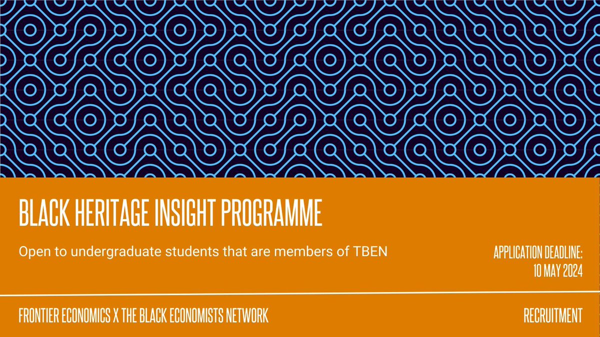 We are excited to announce Frontier's Work Experience Programme is open for application for undergraduate students who are TBEN Members. Click to see the details and apply now from three distinct streams. buff.ly/3xJCwst