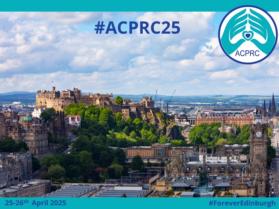 1 year till #ACPRC25 !!! Are you coming with us?! Save the date NOW 25-26th April 2025 and join us in EDINBURGH! #ForeverEdinburgh Watch this space for more info...