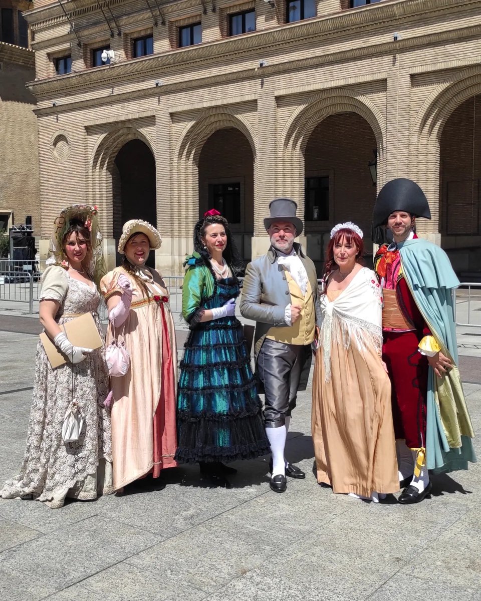 ¡Qué lujo trabajar por tu ciudad reivindicando al maestro #Goya y su presencia en #Zaragoza con este equipazo! #LaCartaDeGoya #FiestasGoyescas @ZCultura @ZaragozaTurismo @zaragoza_es