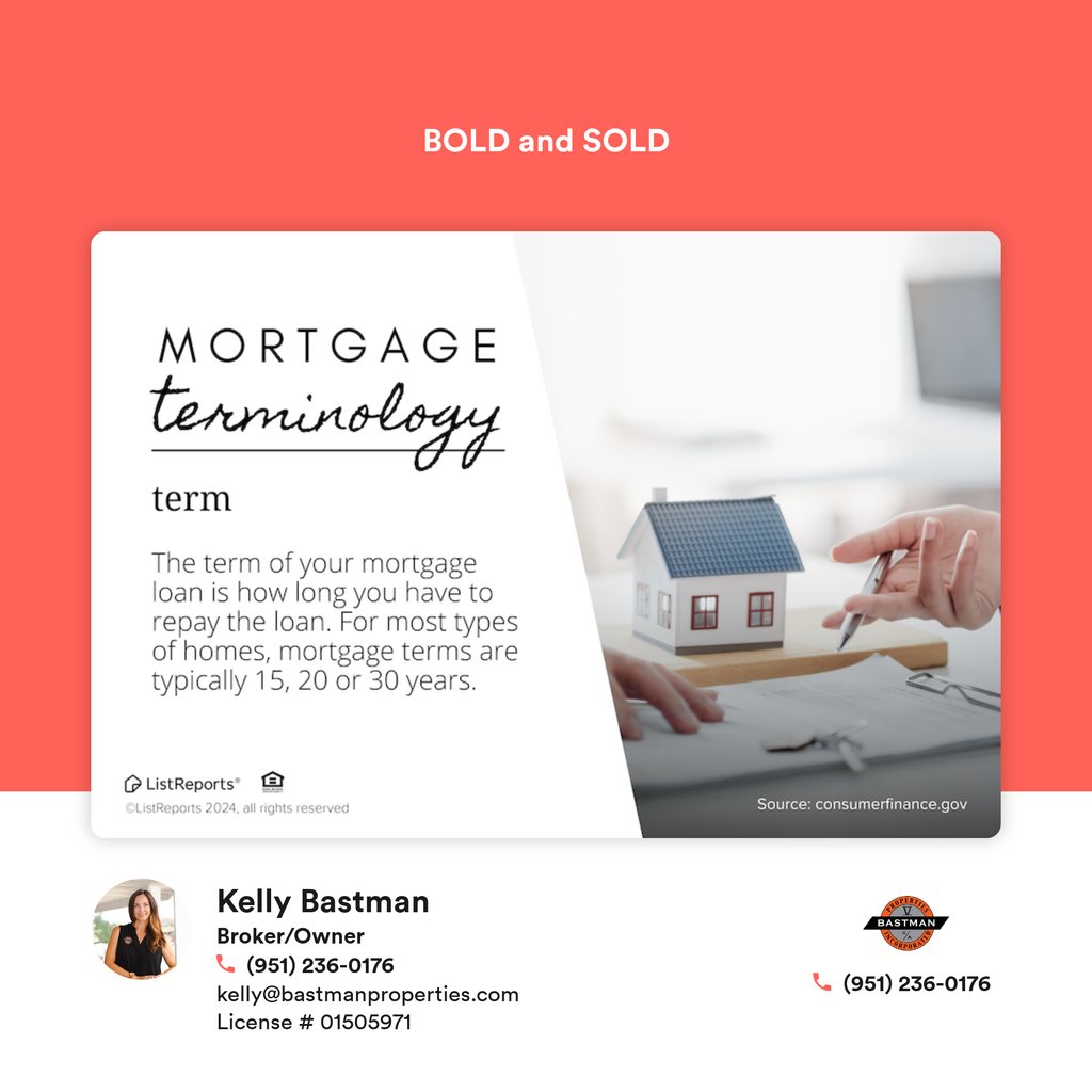 Understanding mortgage terms is almost as important as understanding the term of your mortgage. But don't stress, I'm here to help you understand it all. Just leave me a comment with any questions you might have! #thehelpfulagent #home #houseexpert #house #listreports