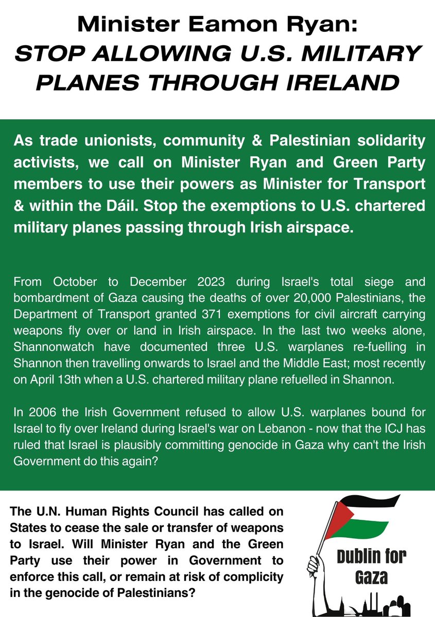 Dublin Gaza tweet media