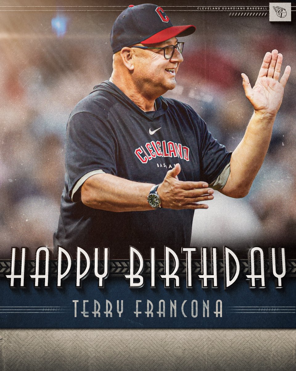 Happy birthday to our all-time winningest manager! Have a great day, Tito! #ForTheLand