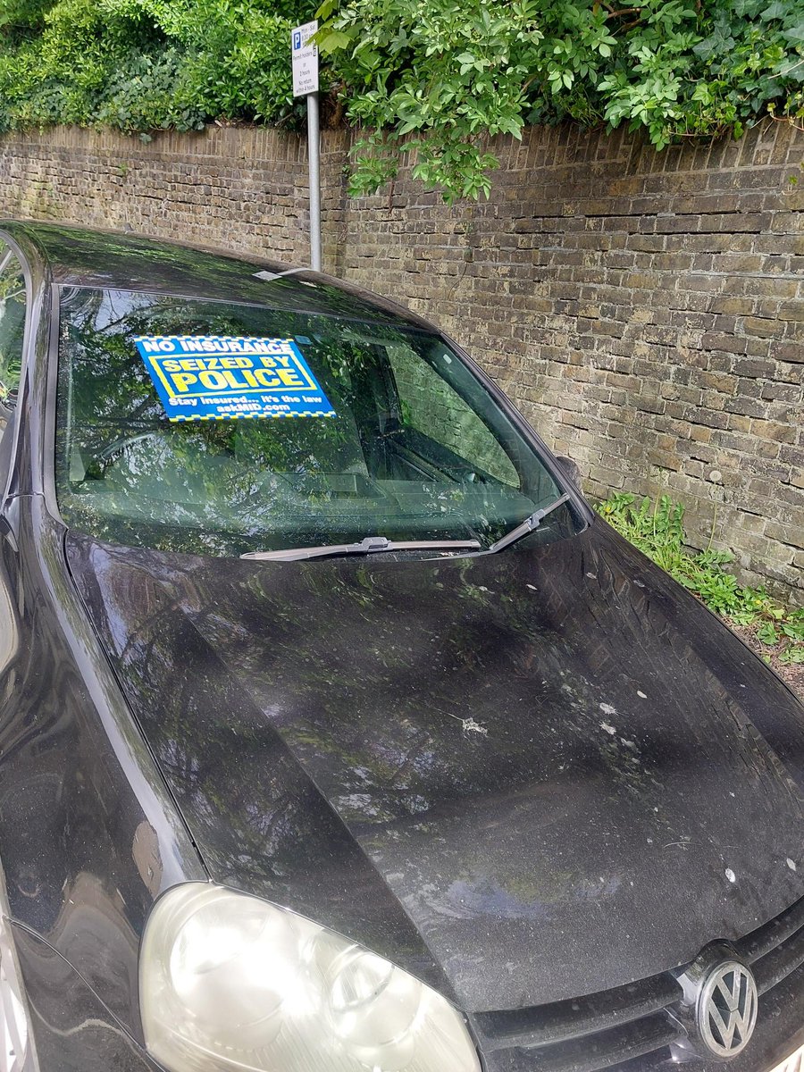 #DoverNeighbourhoodTaskForce and #DoverBeatTeam have seized this vehicle today for no insurance in the town area of #Dover. This was following information from the public regarding suspicious activity. #WeWillAct #NoInsuranceNoCar