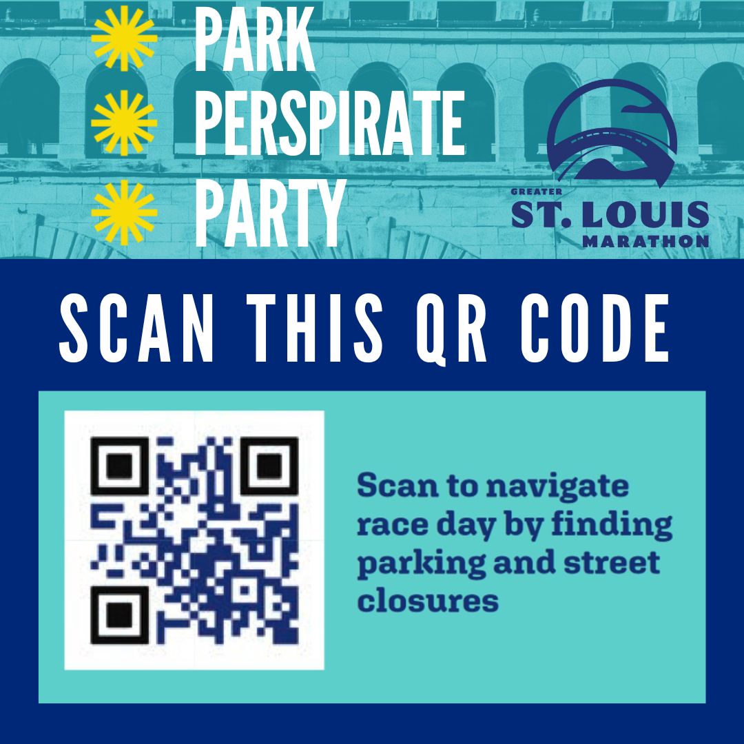 ☑️ Park. ☑️ Perspirate. ☑️ Party! We'll help get your checklist started with a look at road closures and recommended parking lots. Just scan the QR code with the camera on your smartphone. 👀 It's also available at gostlouis.org/parking/