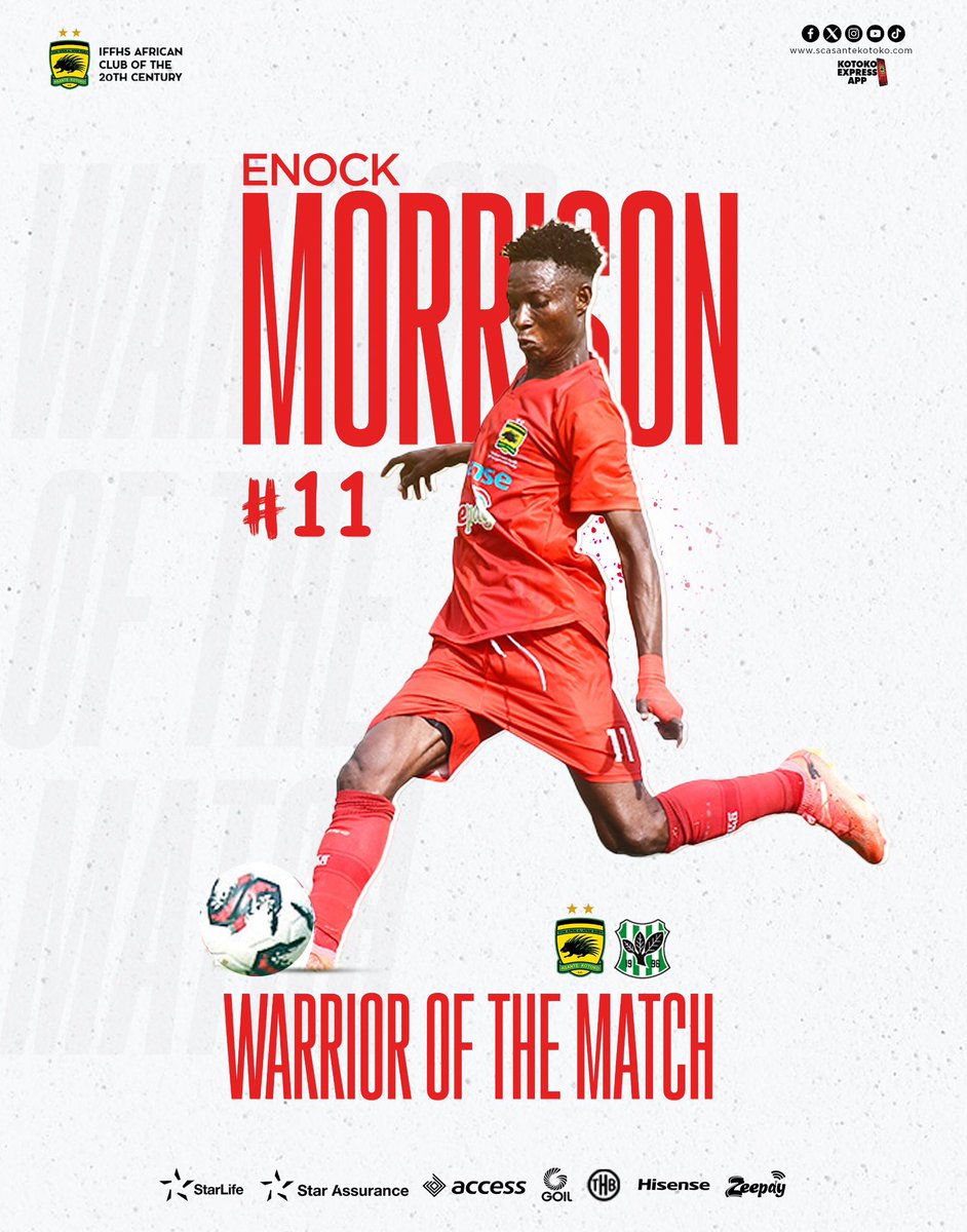Your Warrior of the match @enoch_morrison8 👏 #AKSC #Fabucensus #Kotoko4All
