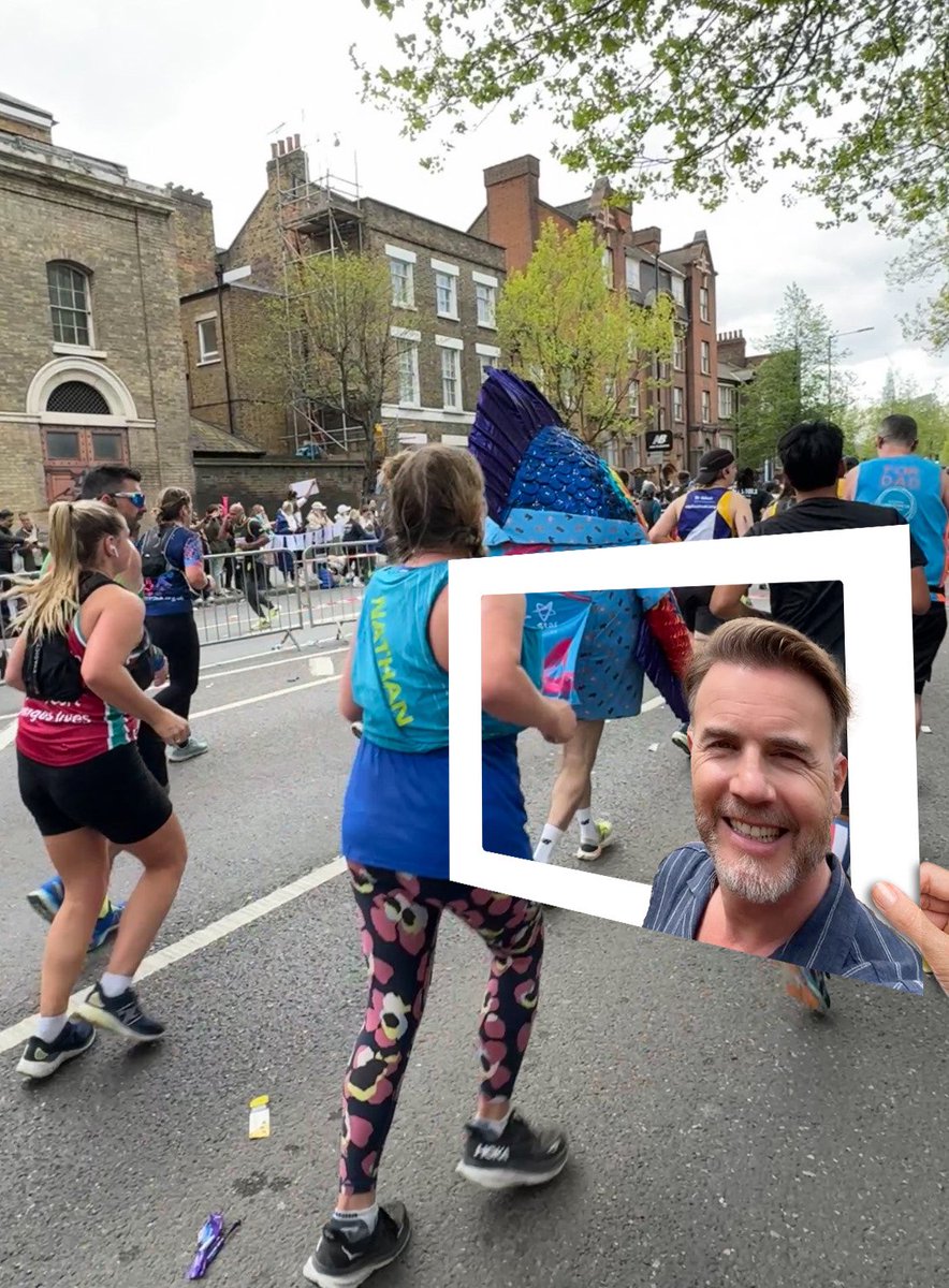 A sign I wish I’d made this year 

#LondonMarathon