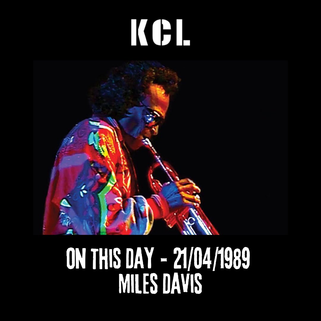 On This Day - 21/04/1989 - Miles Davis keepcardifflive.com/news/2024/4/21…