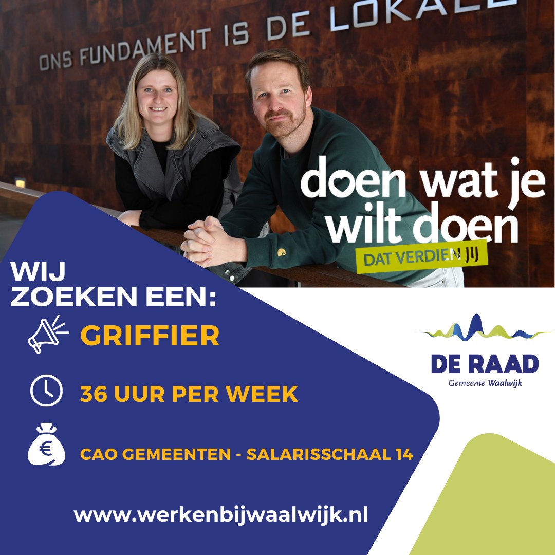Raad gemeente Waalwijk (@raadwaalwijk) on Twitter photo 