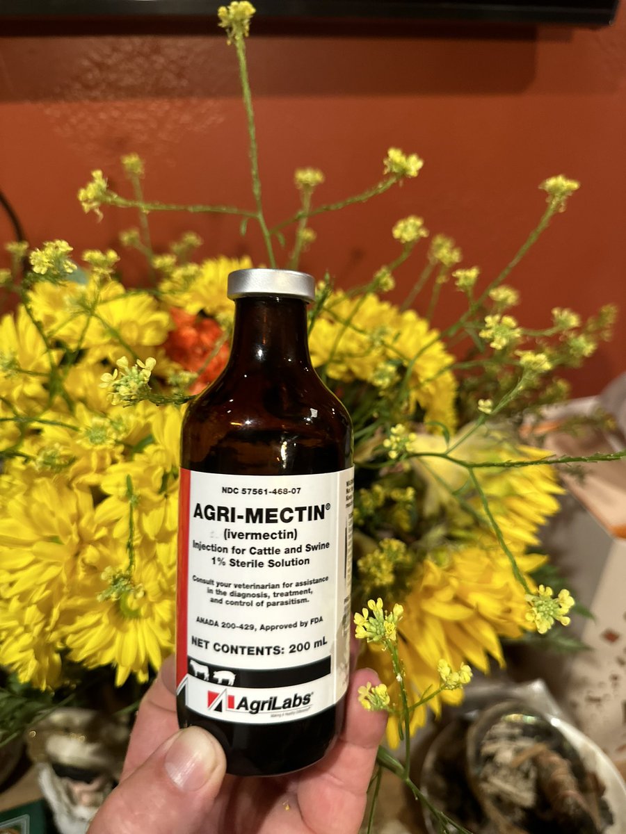 Since The War on #Ivermectin is Trending .  
Liquid Ivermectin is handy . 
I keep it on hand for all sorts of things other than Coof. 6 or 7 eye droplets on the back of your Chickens necks twice a year will keep them Healthy , and keep all the mites off of them all year long too.