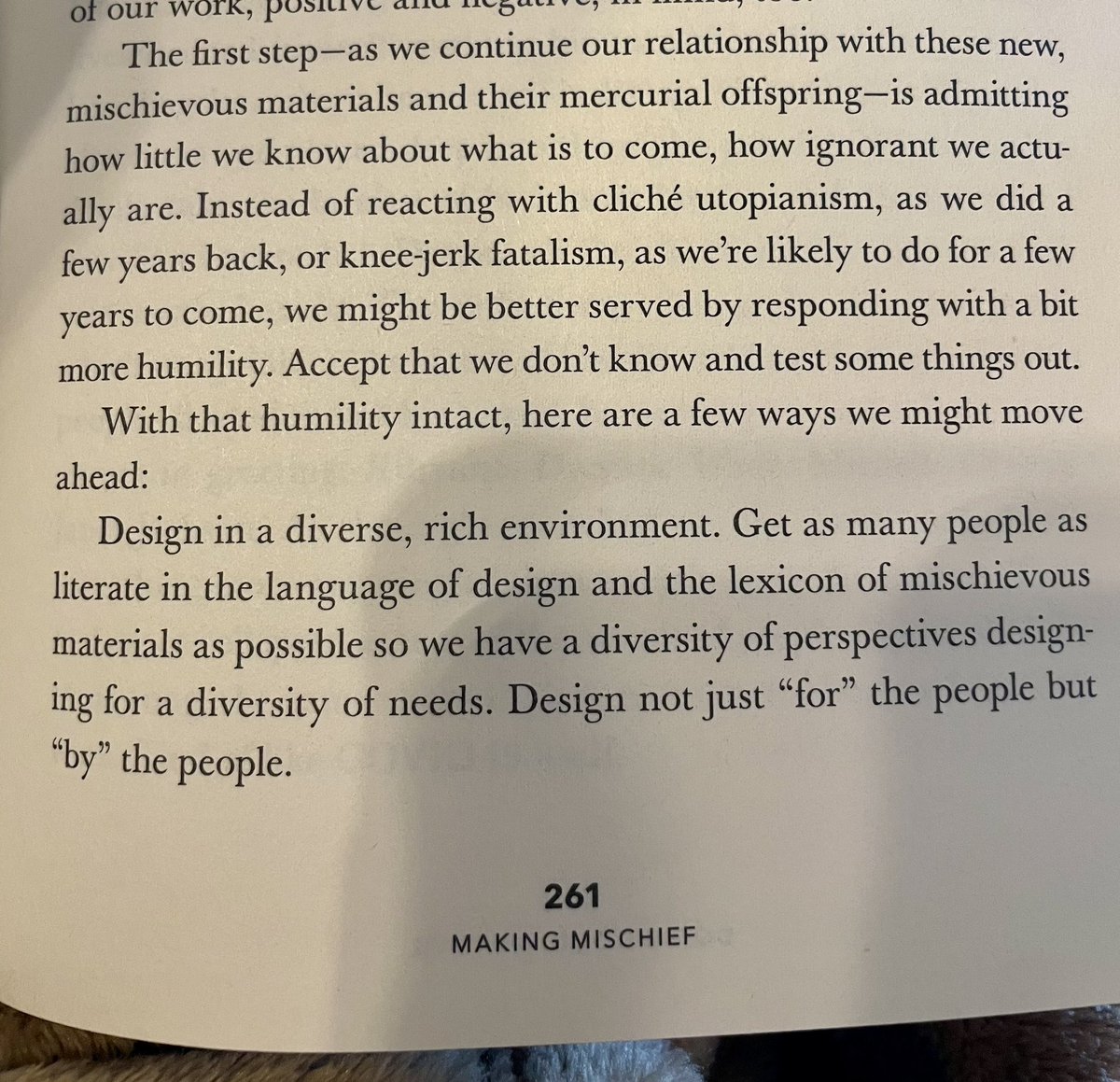 Many great essays in this collection, and these words from @snowflyzone Scott Doorley and David Kelley feel particularly important: