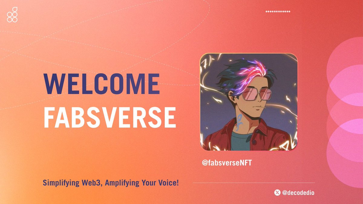 Welcome @fabsverseNFT ! Another hot crypto dude hiding behind his handsome anime PFP, The ultimate pizza and jpegs lover, the Marketing King @Persona_Journey