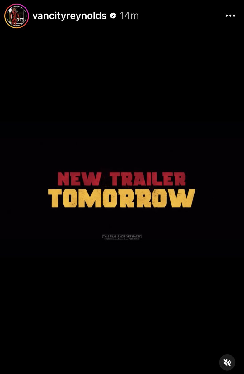 Marvel Jesus is releasing a new trailer tomorrow! #DeadpoolandWolverine #Deadpool