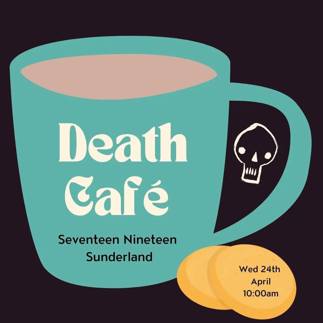 On Wednesday 24th April we have our next Death Cafe at 17nineteen! Join Katy from @deadgoodlegacies from 10am to drink tea, eat cake, & discuss all things death & dying. Topics are determined during the event itself by those taking part. Find out more 👇🏼 eventbrite.co.uk/e/death-cafe-t…