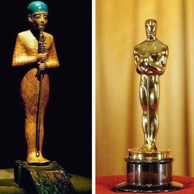 Did You Know: The golden statuette given at the Oscar’s in American cinema is designed around the Egyptian demigod Sokar, who was regarded as the bringer of fire, and patron saint for the dead. “OSCAR” - “OSKAR” - “SOKAR” Nowhere left to hide. #WETHEPEOPLE #DarktoLight