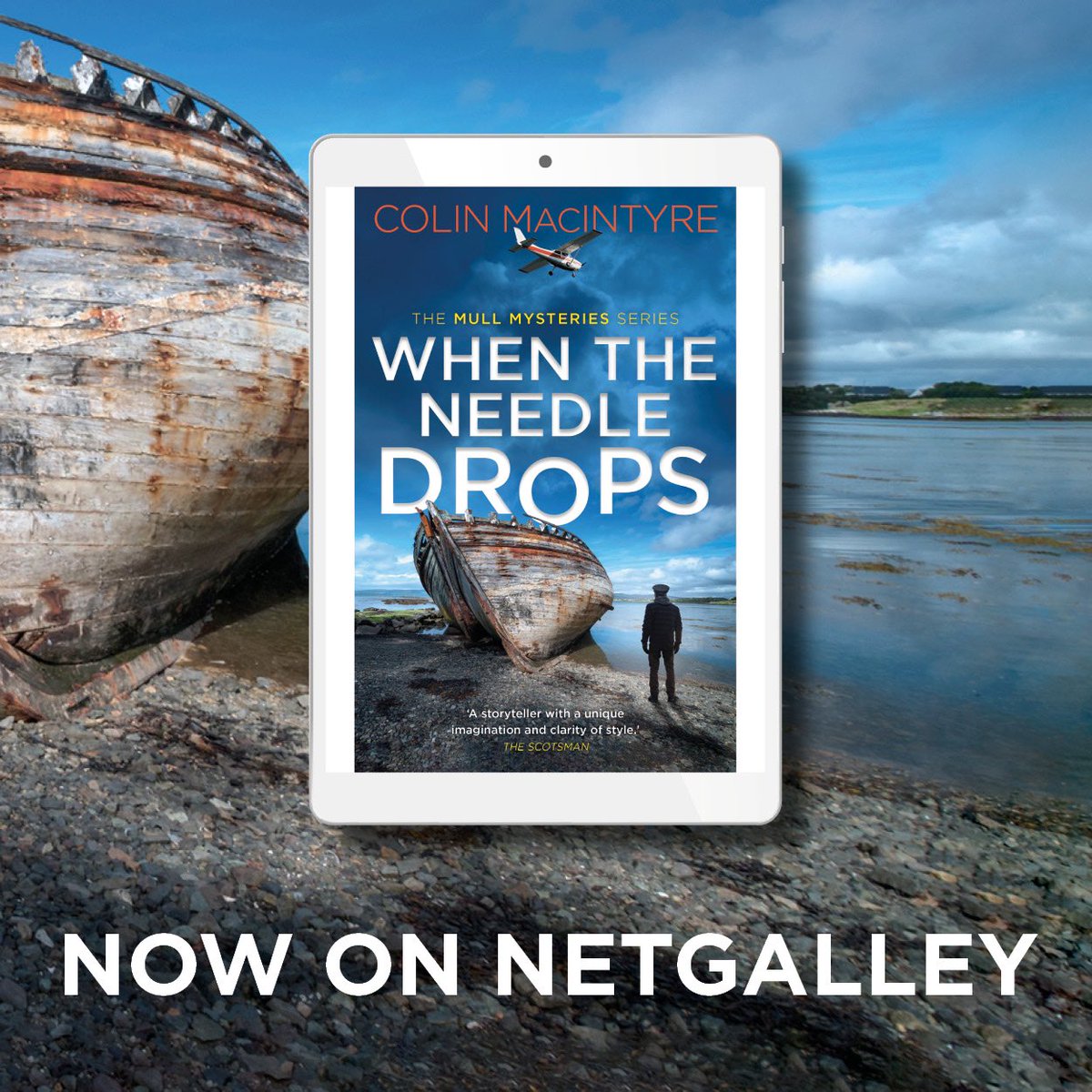 Very happy to say ‘When The Needle Drops’ is available to pre-order, released 9th May! linktr.ee/colinmacintyre > Now up on @NetGalley @colinmacIntyre @bwpublishing @bonnierbooks_uk @stonehillsalt @Xtra_Mile