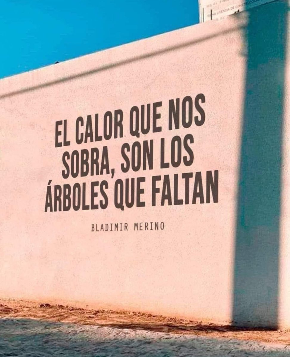 …y el agua que nos falta, también.