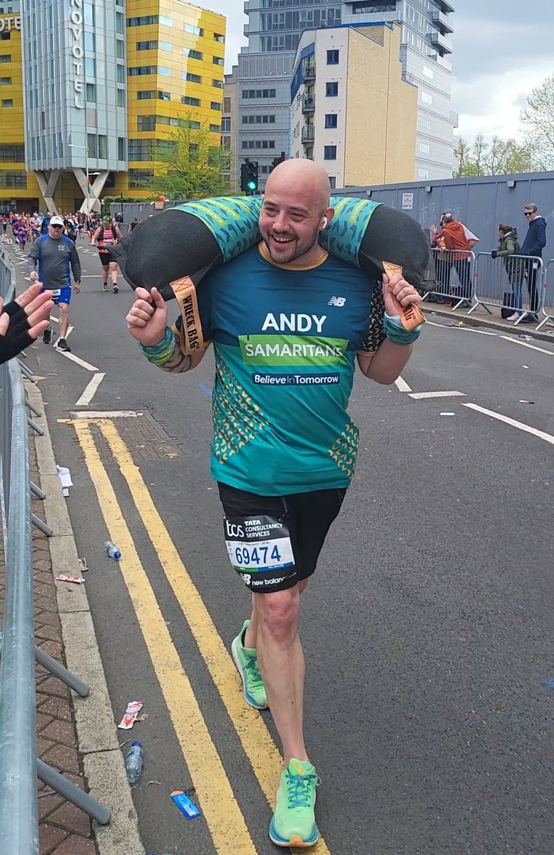 Hero.....

#LondonMarathon 
#samaritans