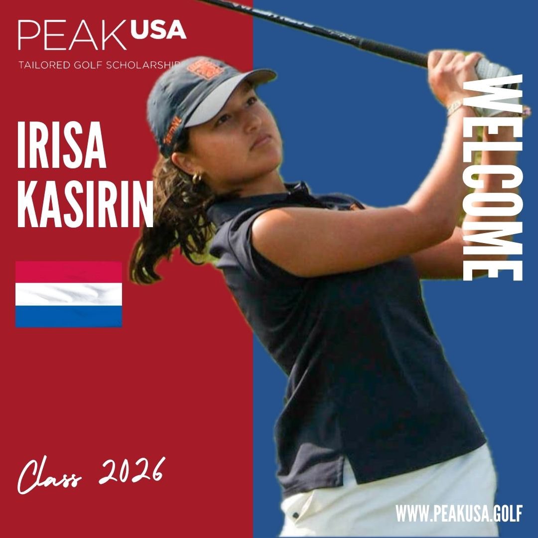 NEW SIGNING🚨

We are delighted to announce our latest signing of Irisa Kasirin from <a href="/NGF_/">NGF</a> to #teampeakusa 2026 recruitment class. Irisa is part of the Dutch national squad and plays a competitive schedule. A very warm welcome Irisa!
#newathlete #golfer #ngf