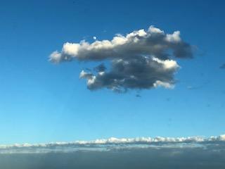 CGizzarelli's tweet photo. "The fantastic is a natural component of life, 
not something that should be dismissed as unreal."

- Rene Magritte (Belgian surreal artist)

Moon above clouds *my photo
#quoteoftheday #quote #PhotographyIsArt #Cloud https://t.co/cq3bsHT6qp