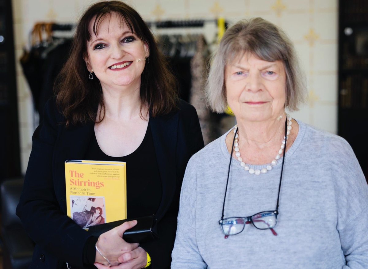 Such a fab time ⁦@camlitfest⁩ with Margaret Drabble today