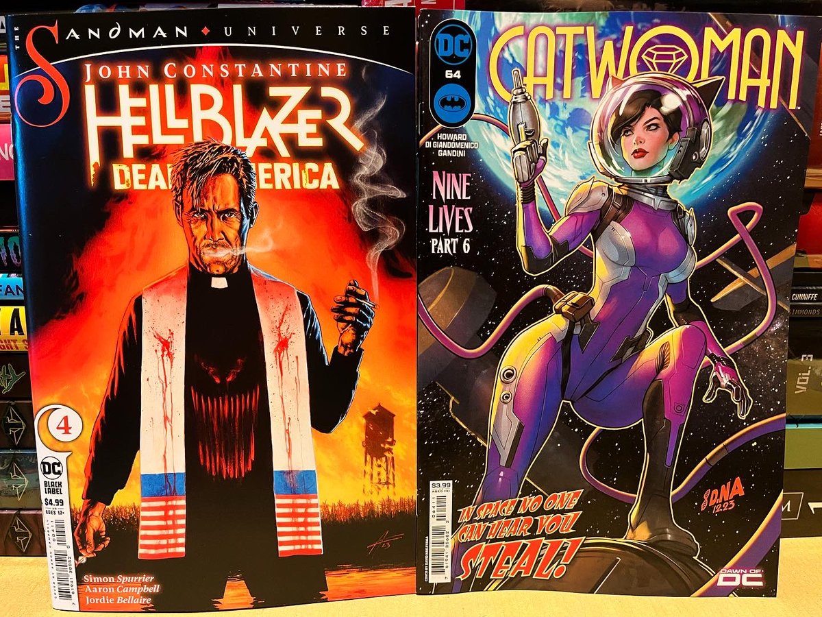 New comics 4/17/24 part 2! #dc #dccomics #batman #batmanoffworld #batmanvsuperman #marvel #marvelcomics #starwarscomics #macewindu #ultimateblackpanther #hellblazer #catwoman