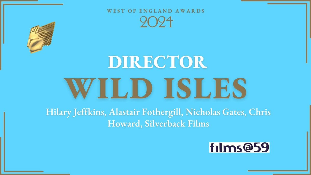 Congratulations to the incredible winner of our Director award, Wild Isles, supported by @filmsat59. #RTSWOE